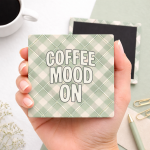 Fridge Magnet Kulkas Square Quetos Coffee Spring Pastel Green Pattern Fridge Magnet Kulkas Square Quetos Coffee Spring Pastel Green Pattern